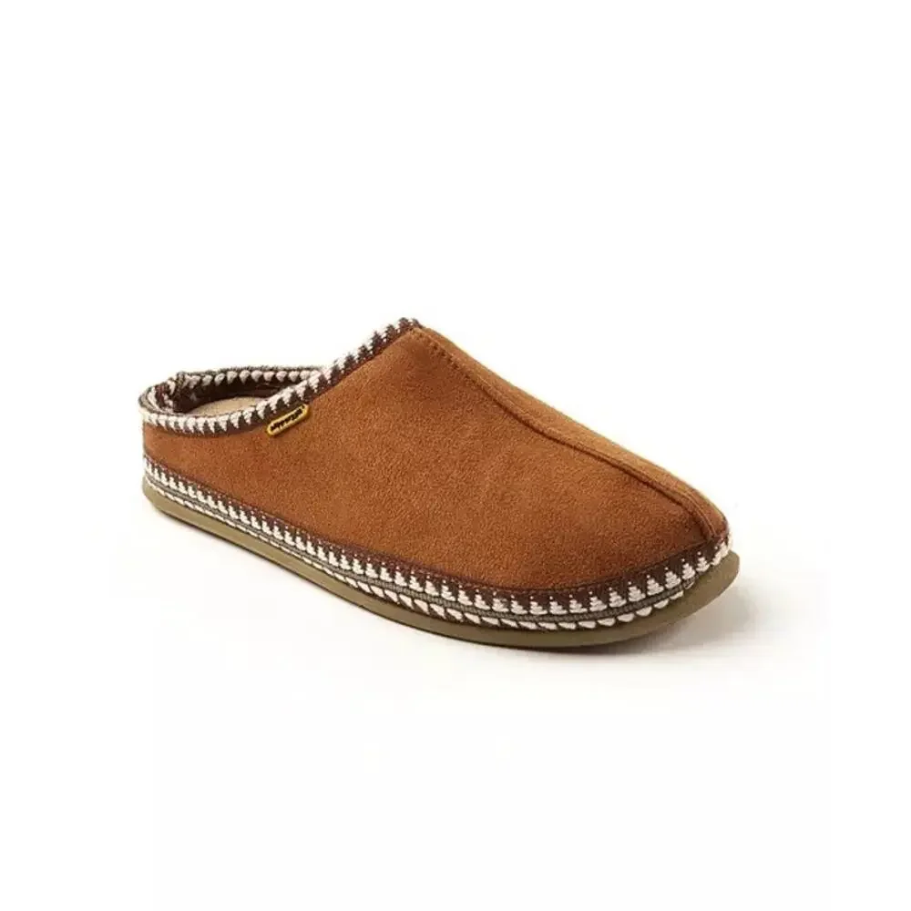 NEW! Deer Stags Wherever Men's Suede Clog Indoor Outdoor Slippers Chestnut US 7W